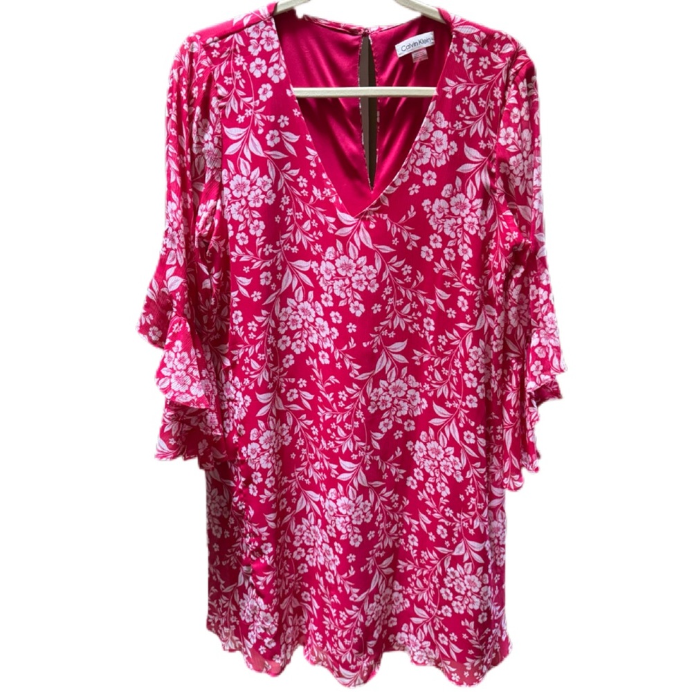 Calvin Klein Floral Pink Dress